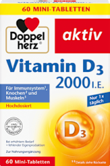 Витамин D3 2000 МЕ Мини-таблетки 60 шт., 24,9 г