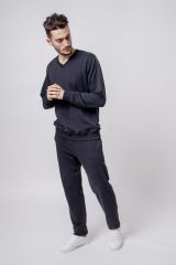 OXO-0961 Костюм (Брюки+Свитшот) OXOUNO Черный