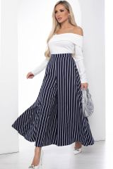Б9064 LT Collection Брюки синий, белый