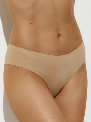 2. OmD 2212B Invisible Slip (лазерная обработка края), PA Omsa Трусы Nudo (Бежевый)