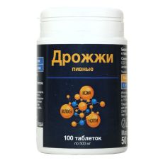 Дрожжи пивные 100 таблеток