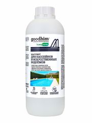 Коагулянт для очистки воды в бассейнах и искусственных водоемах Goodhim Коагулянт, 1 л