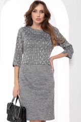 П11561 Платье LADY TAIGA Серое