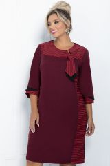 П11423 Платье LADY TAIGA Бордовое