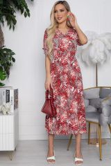 П10298 Платье LADY TAIGA Красное