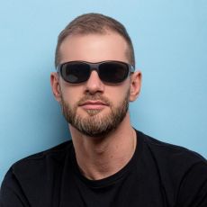 Очки солнцезащитные спортивные «Мастер К», 4.5×14 см