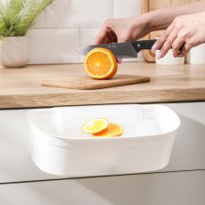2655894 Корзина для мусора подвесная, 31×18×9,5 см, цвет белый