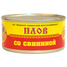 Консервы мясные Плов со свининой №8, 325 г