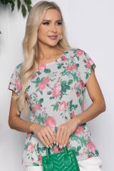 Б10492 Блуза LADY TAIGA Цветы