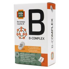 Витамины группы В Будь здоров! B-complex 30 таблеток
