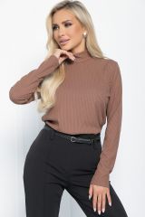 444829 LT Collection Водолазка коричневый
