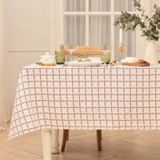 Скатерть Этель Flower Cage 149×180 см, 100% хл, рогожка 186 г/м²