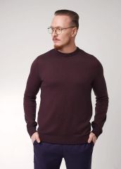 548262 CLEVER Джемпер т.коричневый