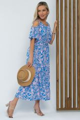 535333 LT Collection Платье сине-розовый