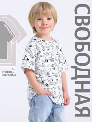 497467 Апрель Футболка черные собаки на белом