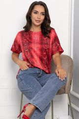 548559 LT Collection Блуза красный