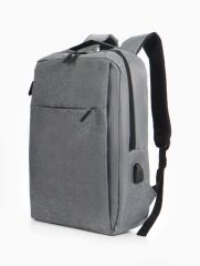 Рюкзак городской на молнии, с карманами, с USB, размер 29×11×39 см, синий