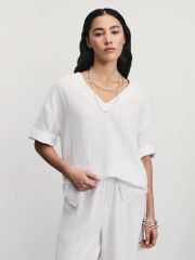 535047 ZARINA Блузка белый