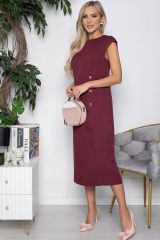 П10197 LT Collection Платье бордовый