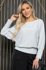 473195 LT Collection Блузон мерцающий белый