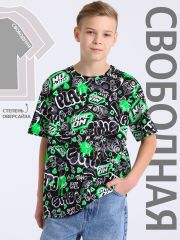 503881 Апрель Футболка геймер на черном свет