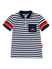 12412924 PLAYTODAY Сорочка белый,красный,тёмно-синий