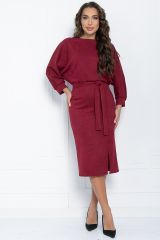 П11399 LT Collection Платье ягодный