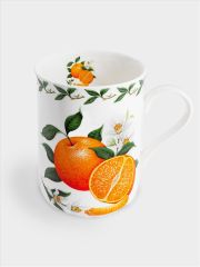 Кружка, 300 мл, фарфор F, белая, Апельсин, Orchard Fruits