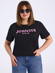 502087 Апрель Футболка черный