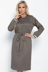 П11095 LT Collection Платье бежевый