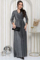 П12044 LT Collection Платье серебро