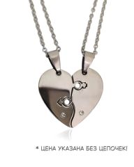 Подвеска парная «Сердце»
