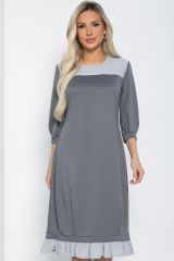 П12507-10 LT Collection Платье серый