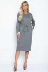 П11093 LT Collection Платье серый