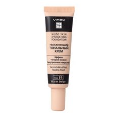 028514 Biтэкс NUDE SKIN Hydrating Foundation. Увлажняющий тональный крем, тон 34 Warm beige, 30 мл