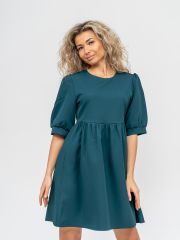 НФ-00153052 Текс-плюс Платье изумруд