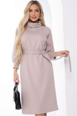 П8299 LT Collection Платье бежевый