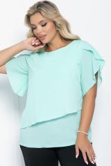 446084 LT Collection Блуза мятный