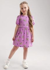 548324 CLEVER Платье т.розовый/чёрный