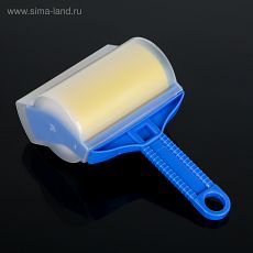 4442523 Ролик для чистки одежды с силиконовой щёткой, 20×11×7 см