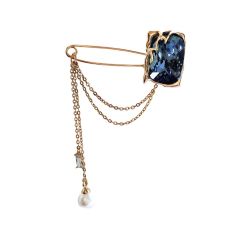 Брошь с кристаллами Swarovski