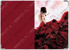 Lady in red