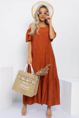 П13311-1М Платье LADY TAIGA Оранжевое