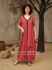 526857 DIMMA Платье Коралловый