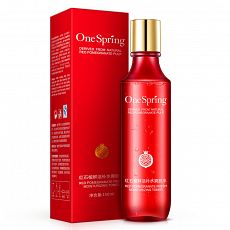 Тонер ONESPRING Derived From Natural Red Pomegranate Pulp с экстрактом граната, 150 мл