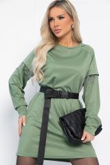 П12706-5 Платье LADY TAIGA Оливковое
