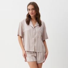 Пижама женская (рубашка и шорты) KAFTAN SILK 