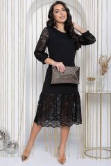 П12089 Платье LADY TAIGA Черное