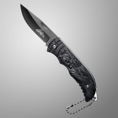 Нож складной «Смерть с косой», 15 см, клинок 65 мм/1.4 мм, с цепочкой
