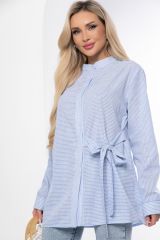 Б8640 Рубашка LADY TAIGA Голубая